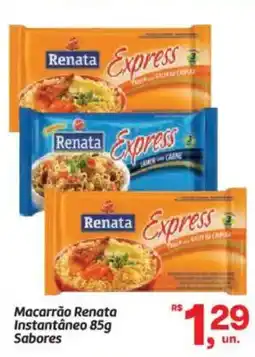 Fort Atacadista Macarrão Renata Instantâneo Sabores oferta