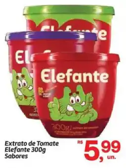Fort Atacadista Extrato de Tomate Elefante Sabores oferta