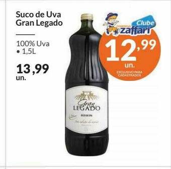Zaffari Suco De Uva Gran Legado oferta
