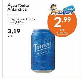 Zaffari água Tônica Antarctica Original Ou Diet oferta