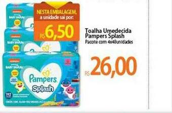 Atacadão Toalha Umedecida Pampers Splash oferta