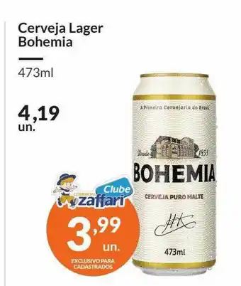 Zaffari Cervejal Lager Bohemia oferta