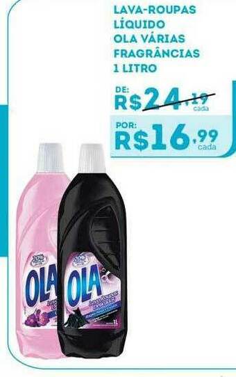 Comper Lava-roupas Líquido Ola Várias Fragrâncias oferta
