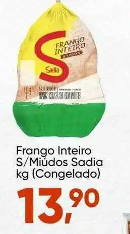 Imec Supermercados Frango Inteiro S Miúdos Sadia Kg Congelado oferta
