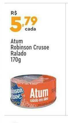 Supper Rissul Atum Robinson Crusoe Ralado oferta