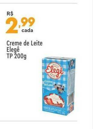 Supper Rissul Creme De Leite Elegê oferta