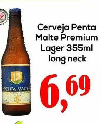 Semar Supermercado Cerveja Penta Malte Premium Lager Long Neck oferta