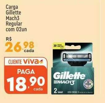 Carga Gillette Mach3 Regular