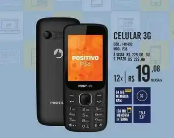 Celular 3g Positivo P38
