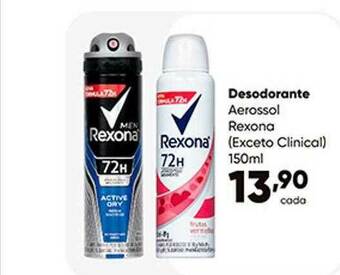 Zaffari Desodorante Aerossol Rexona oferta