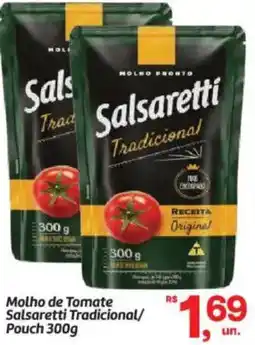 Fort Atacadista Molho de Tomate Salsaretti Tradicional/ Pouch oferta