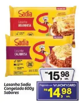Fort Atacadista Lasanha Sadia Congelada Sabores oferta