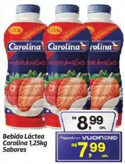 Fort Atacadista Bebida Láctea Carolina Sabores oferta