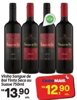 Fort Atacadista Vinho Sangue de Boi Tinto Seco ou Suave oferta