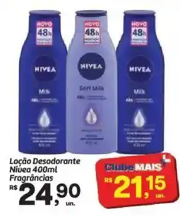 Fort Atacadista Loção Desodorante Nivea Fragrâncias oferta