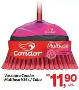Fort Atacadista Vassoura Condor Multiuso V35 c/ Cabo oferta