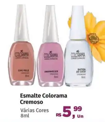 Esmalte Colorama Cremoso