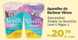 Supermercados Mateus Aparelho de Barbear Vênus oferta
