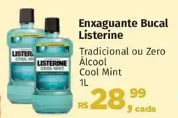 Supermercados Mateus Enxaguante Bucal Listerine oferta