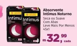 Supermercados Mateus Absorvente Intimus Noturno oferta