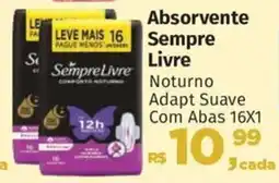 Supermercados Mateus Absorvente Sempre Livre oferta