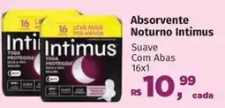 Supermercados Mateus Absorvente Noturno Intimus oferta