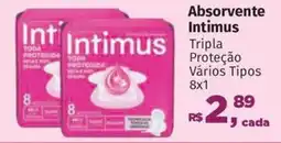 Supermercados Mateus Absorvente Intimus oferta