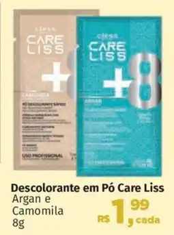 Supermercados Mateus Descolorante em Pó Care Liss oferta
