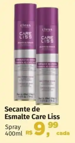 Supermercados Mateus Secante de Esmalte Care Liss oferta