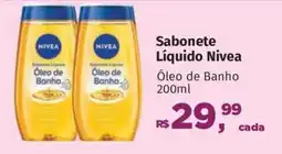 Supermercados Mateus Sabonete Líquido Nivea Óleo de Banho oferta
