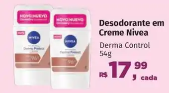 Supermercados Mateus Desodorante em Creme Nivea oferta