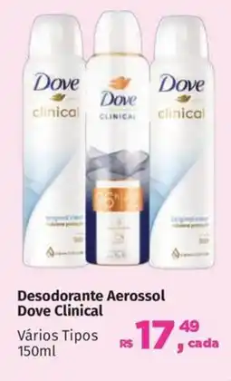 Supermercados Mateus Desodorante Aerossol Dove Clinical oferta