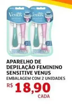 Assaí Atacadista Aparelho de depilação feminino sensitive venus oferta