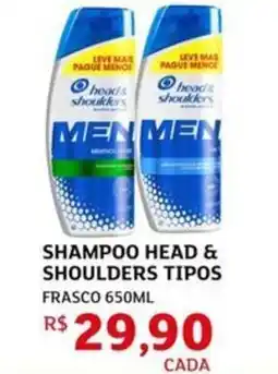 Assaí Atacadista Shampoo head & shoulders tipos frasco oferta