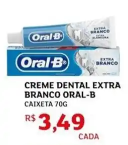 Assaí Atacadista Creme dental extra branco oral-b caixeta oferta