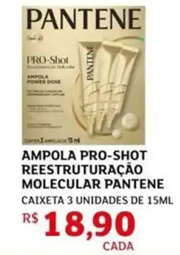 Assaí Atacadista Ampola pro-shot reestruturação molecular pantene oferta