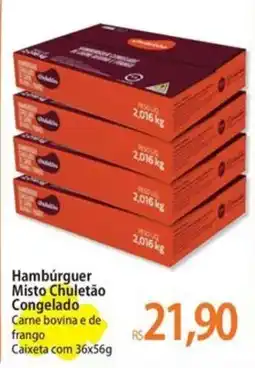 Atacadão Hambúrguer Misto Chuletão Congelado oferta