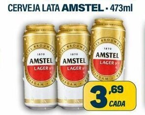 Dom Atacadista Cerveja Lata Amstel 473ml oferta
