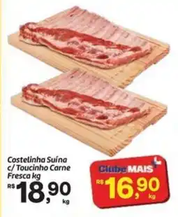 Fort Atacadista Costelinha Suína c/Toucinho Carne Fresca oferta