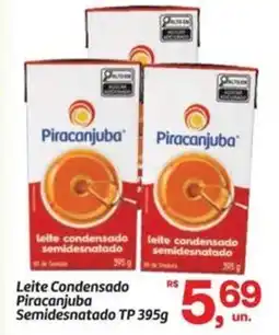 Fort Atacadista Leite Condensado Piracanjuba Semidesnatado TP oferta