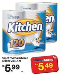 Fort Atacadista Papel Toalha Kitchen Branca 2x11,4m oferta
