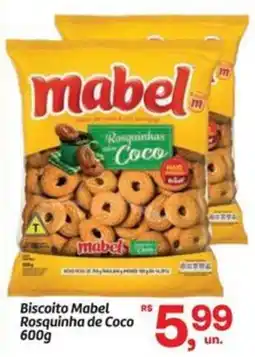 Fort Atacadista Biscoito Mabel Rosquinha de Coco oferta