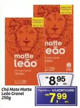 Fort Atacadista Chá Mate Matte Leão Granel oferta