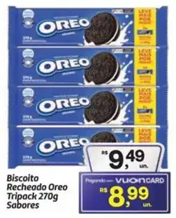 Fort Atacadista Biscoito Recheado Oreo Tripack Sabores oferta