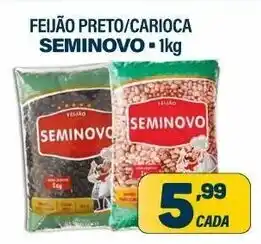 Feijao Preto/ Carioca Seminovo 1kg