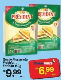 Fort Atacadista Queijo Mussarela Président Fatiado oferta