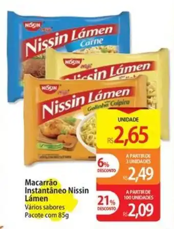 Macarrão Instantâneo Nissin Lámen