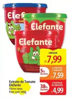 Atacadão Extrato de Tomate Elefante oferta