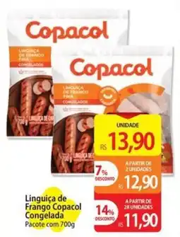 Atacadão Linguiça de Frango Copacol Congelada Pacote oferta