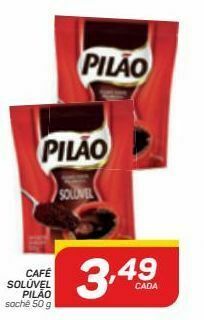 GBarbosa Café solúvel pilão 50g oferta